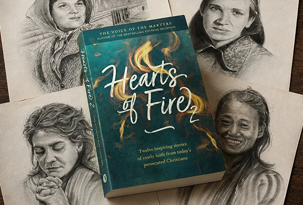 Hearts of Fire 2 book with several illustrations of women