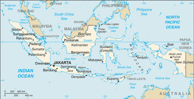 Indonesia-map