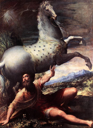 PARMIGIANINO THE CONVERSION OF ST PAUL